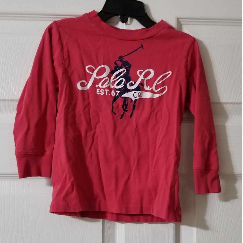 POLO RALPH LAUREN Toddler Long Sleeve Top Shirt size 3T